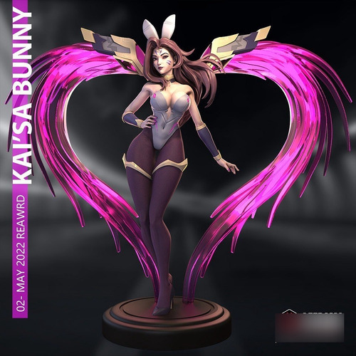 Kai'sa Bunny Skin League Of Legends - Mídia 6