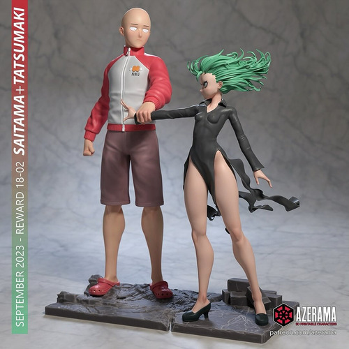 Saitama E Tatsumaki One Punch Mangá - Mídia 2