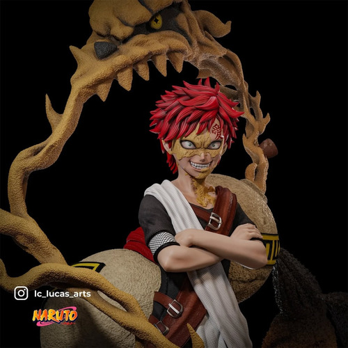 Gaara Jinchuriki Mangá Naruto - Mídia 2