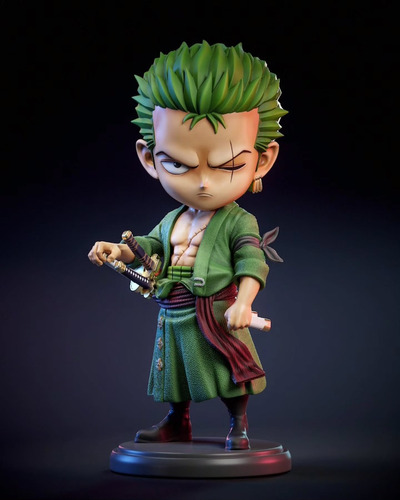 Zoro Chibi One Piece Mangá - Mídia 3