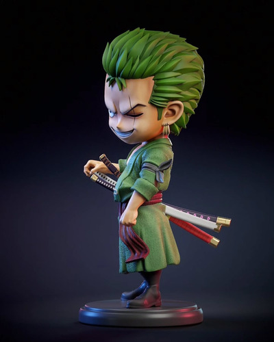 Zoro Chibi One Piece Mangá - Mídia 8