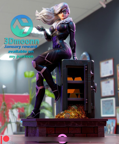 Gata Negra Felícia Dc Comics Hq - Mídia 3