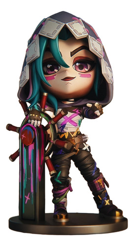 Jinx Arcane Chibi Lol Serie Netflix