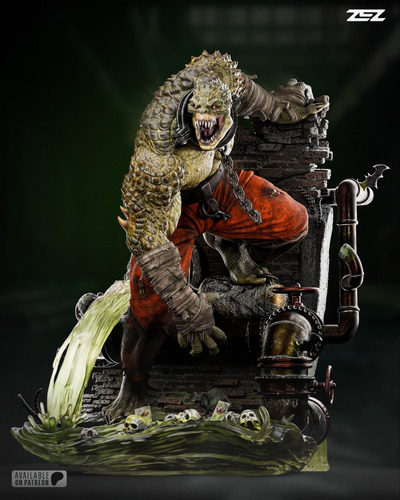 Crocodilo Killercroc Dc Comics Batman Hq - Mídia 7
