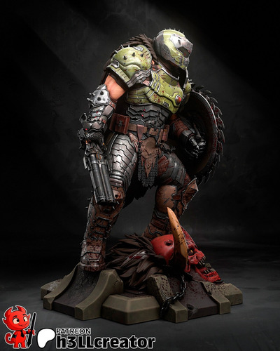 Doomguy Doom Dark Ages Coleção - Mídia 10