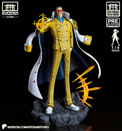 Borsalino Kizaru One Piece Almirante - Mídia 2