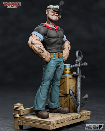 Popeye Marinheiro Clássico Desenho - Mídia 3