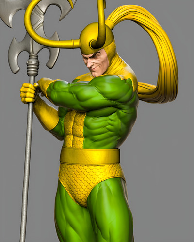 Loki Marvel 2 Heads Comics Hq - Mídia 2