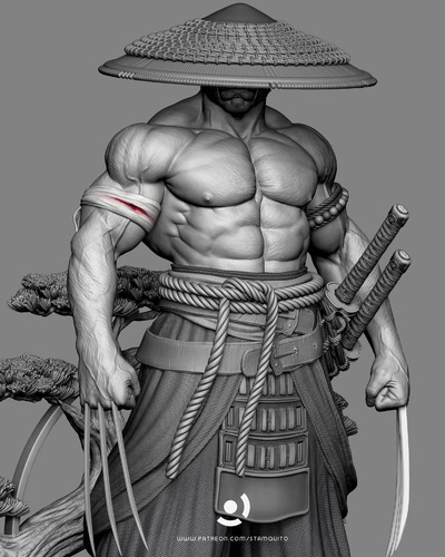Wolverine Samurai Marvel X-men Hq - Mídia 2