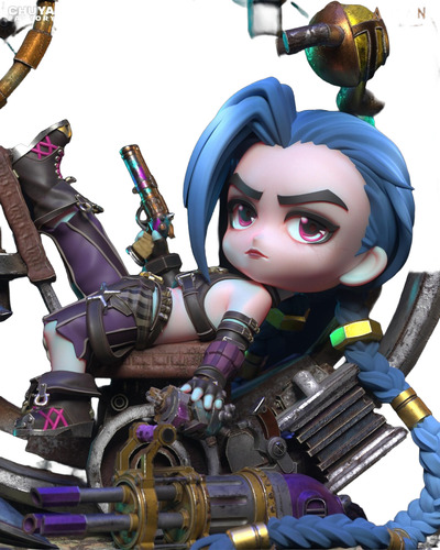 Jinx Arcane League Of Legends Lol Chibi