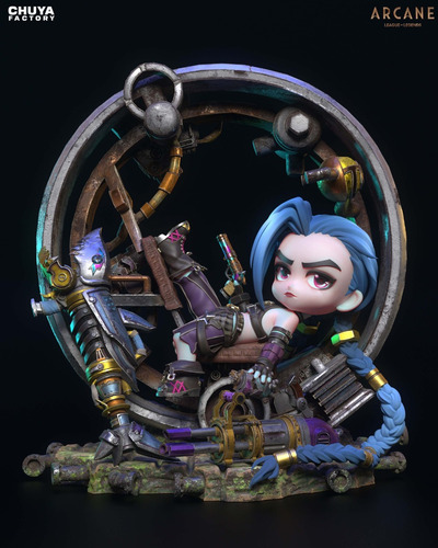 Jinx Arcane League Of Legends Lol Chibi - Mídia 7