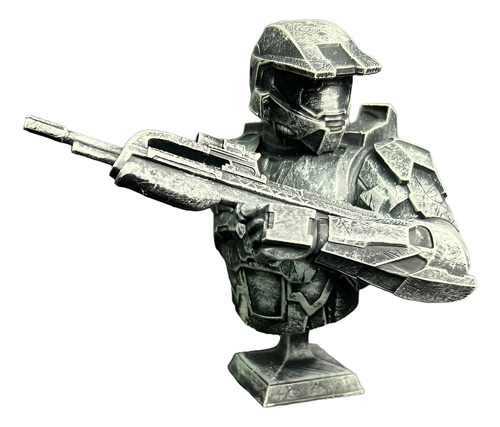 Master Chief Halo Games Fps Cinza-escuro