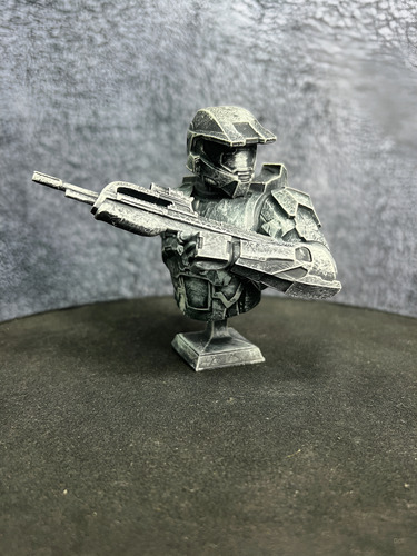 Master Chief Halo Games Fps Cinza-escuro - Mídia 2