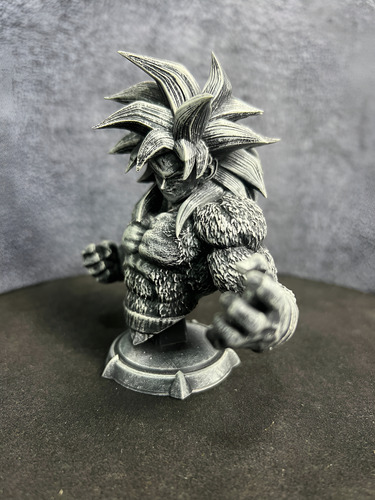 Goku Ssj4 Dragon Ball Mangá Cinza-escuro - Mídia 3