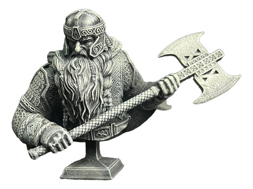 Gimli O Senhor Dos Anéis Busto Cinza-escuro