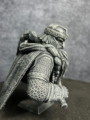 Gimli O Senhor Dos Anéis Busto Cinza-escuro - Mídia 5