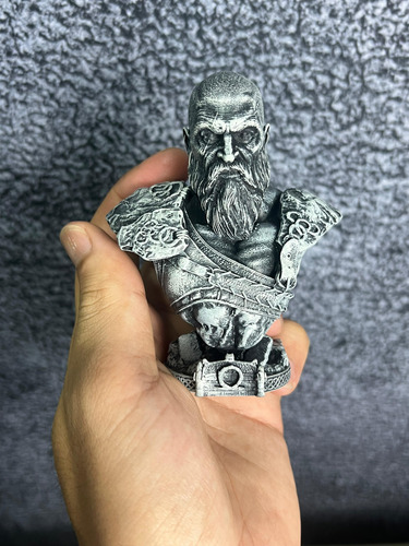 Kratos E Artreus God Of War Playstation Cinza-escuro - Mídia 6