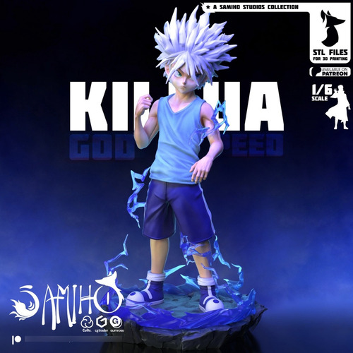 Killua Zoldyck Hunter X Hunter Mangá - Mídia 7