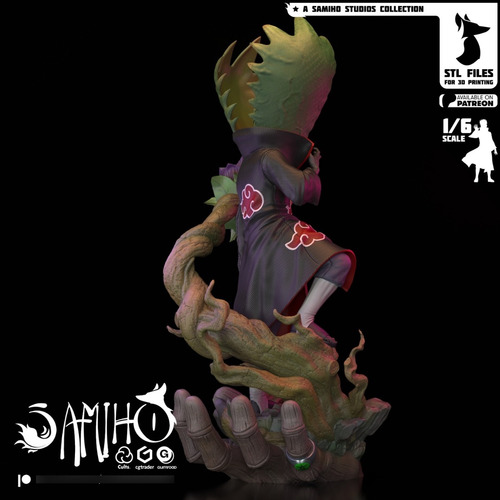 Zetsu Akatsuki Naruto Mangá - Mídia 4