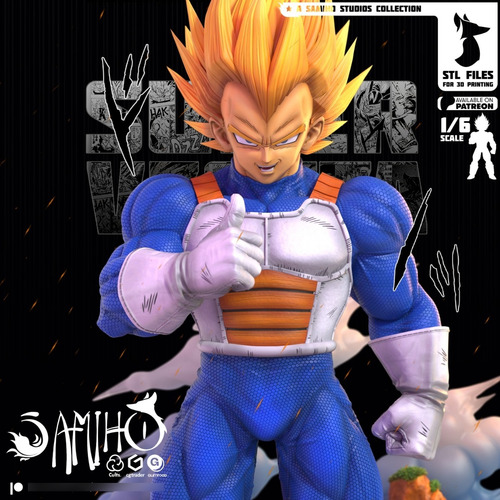 Super Vegeta Dragon Ball Z Sayajin - Mídia 10