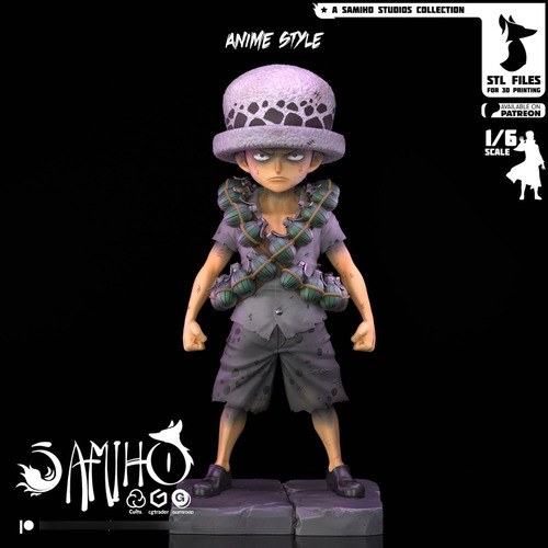 Trafalgar Law Kid One Piece - Mídia 2
