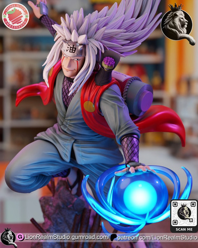 Jiraiya Naruto Sannin Lendário