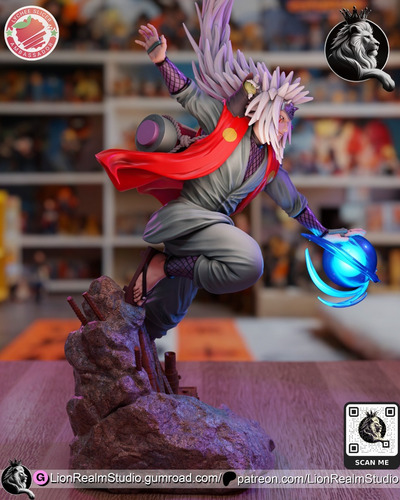 Jiraiya Naruto Sannin Lendário - Mídia 3