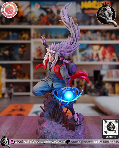 Jiraiya Naruto Sannin Lendário - Mídia 8