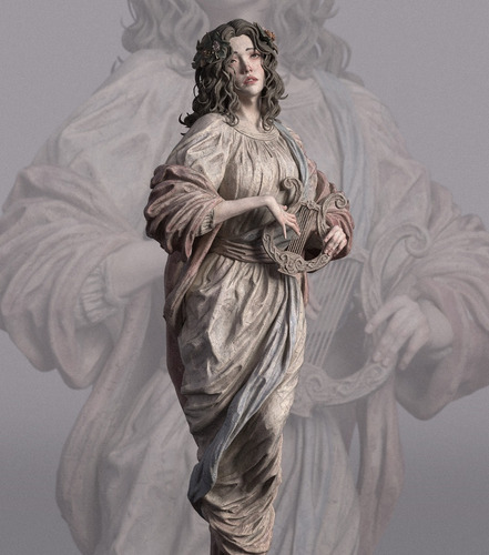 Musa Mitologia Grega Deusa Da Inspiração - Mídia 6