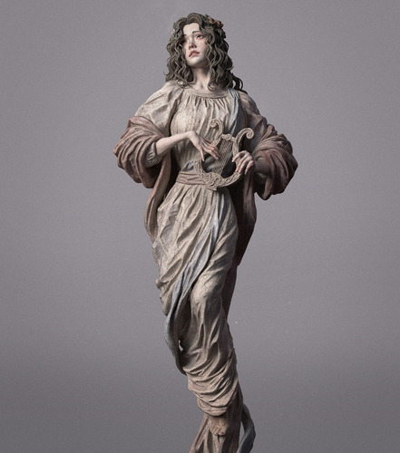 Musa Mitologia Grega Deusa Da Inspiração - Mídia 8