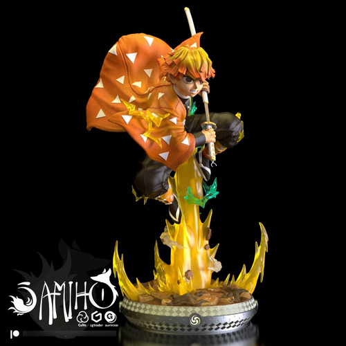 Zenitsu Agatsuma Demon Slayer Hashira - Mídia 9