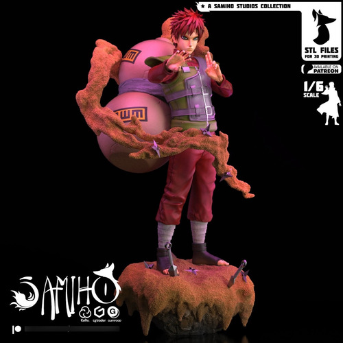 Gaara Kazekage Naruto Shippuden - Mídia 2