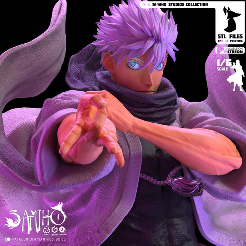Gojo Satoru Hollow Technique Jujutsu Kaisen - Mídia 7