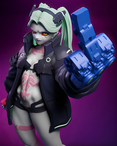 Rebecca Cyberpunk Edgerunners Figure