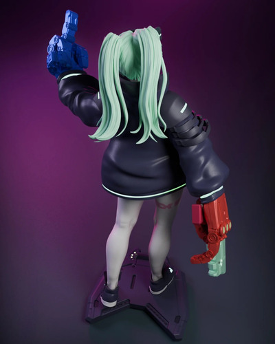 Rebecca Cyberpunk Edgerunners Figure - Mídia 2