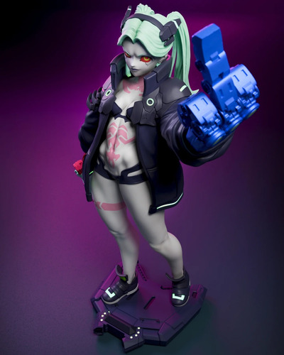 Rebecca Cyberpunk Edgerunners Figure - Mídia 7