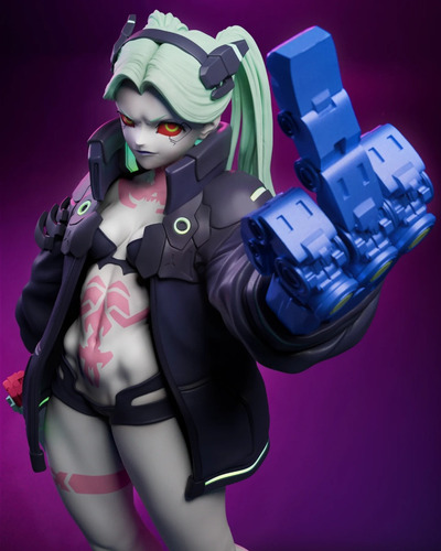 Rebecca Cyberpunk Edgerunners Figure - Mídia 9
