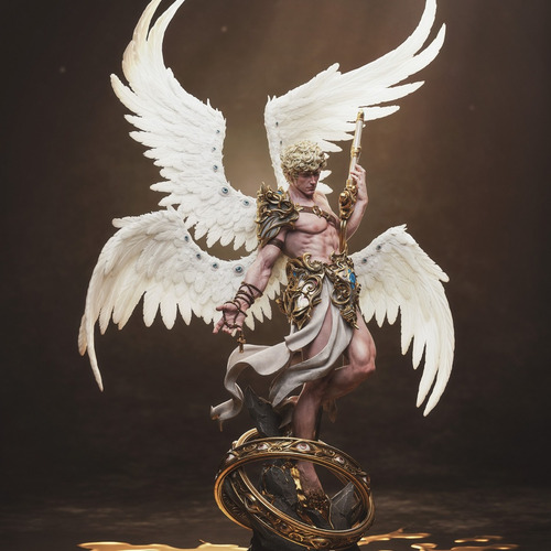 Anjo Querubim Mitologia Bíblica Celestial - Mídia 2