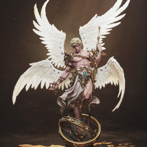 Anjo Querubim Mitologia Bíblica Celestial - Mídia 4