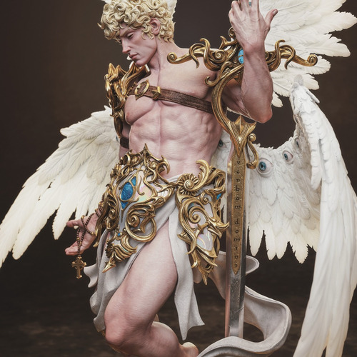 Anjo Querubim Mitologia Bíblica Celestial - Mídia 10