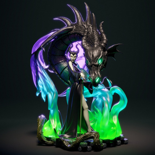 Malévola Maleficent Disney Vilã Magia - Mídia 7