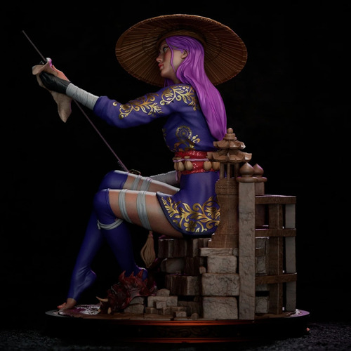 Psylocke Marvel X-men Mutante Psíquica Roxo - Mídia 2