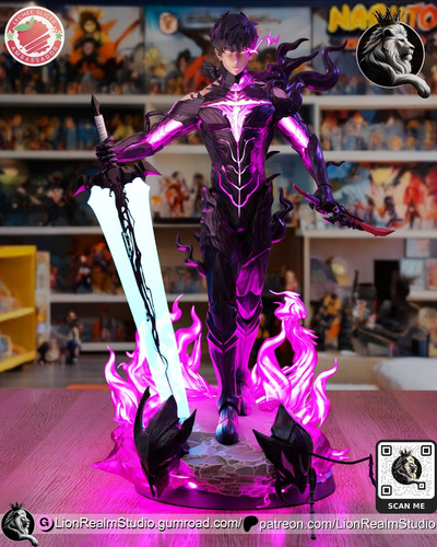 Sung Jin-woo Solo Leveling Monarca Sombra - Mídia 2
