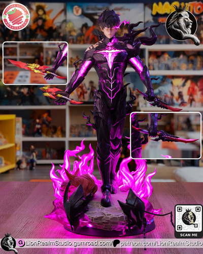 Sung Jin-woo Solo Leveling Monarca Sombra - Mídia 10