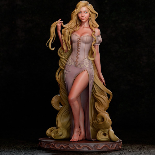 Rapunzel Enrolados Princesa Disney - Mídia 4