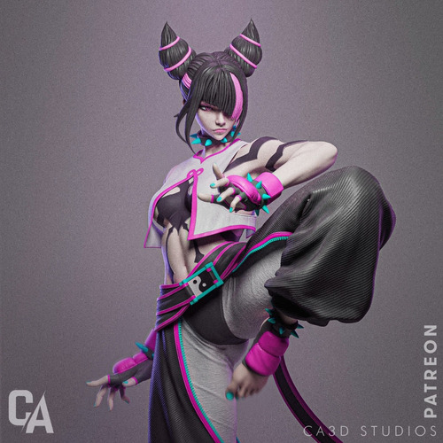 Juri Han - Street Fighter - Mídia 2