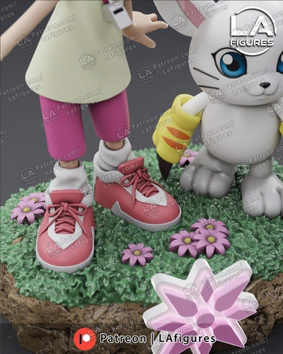 Kari E Tailmon Digimon - Mídia 2