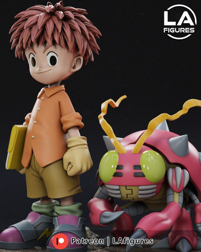 Izzy E Tentomon | Digimon - Mídia 9
