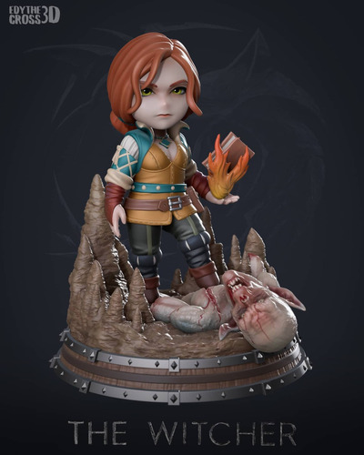 Triss Merigold Chibi | The Witcher - Mídia 3