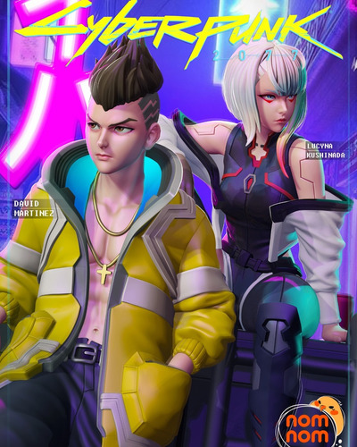Lucy X David | Cyberpunk - Mídia 2